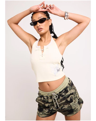 Neon Hart - Waffle Halter Top