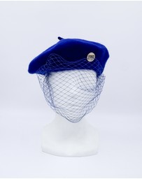 FORD MILLINERY - NIKKI Beret with veil
