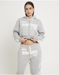 Neon Hart - Koi Zip Through Graphic Hoodie