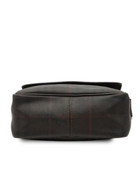 Pre-Loved by Azura Reborn - Pre-Loved Smoke Check Coated Canvas and Leather Crossbody