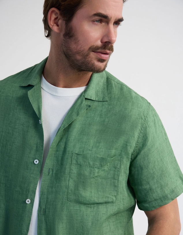 Oxford - Griffin Delave Linen Short Sleeve Shirt