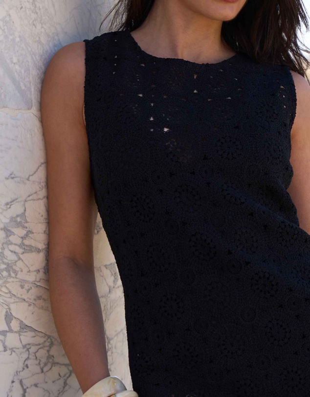 UNE PIECE - Crochet Mini Dress