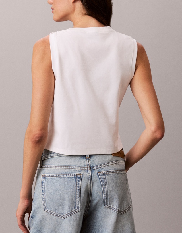 Calvin Klein Jeans - Cooling Jersey Twist Shoulder Tank Top