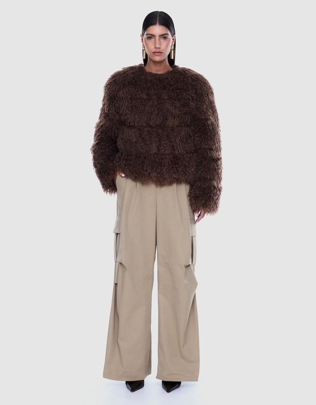 ENA PELLY - Caity Faux Fur Jacket