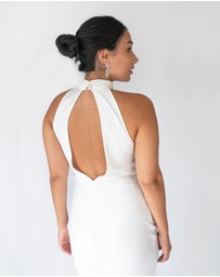Lydan The Label - Banks Halter Maxi Dress