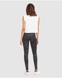 Spanx - Faux Leather Camo Legging