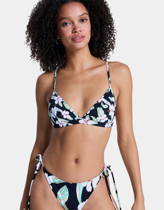 Roxy - Womens Printed Essentials Fixed Tri Bikini Top
