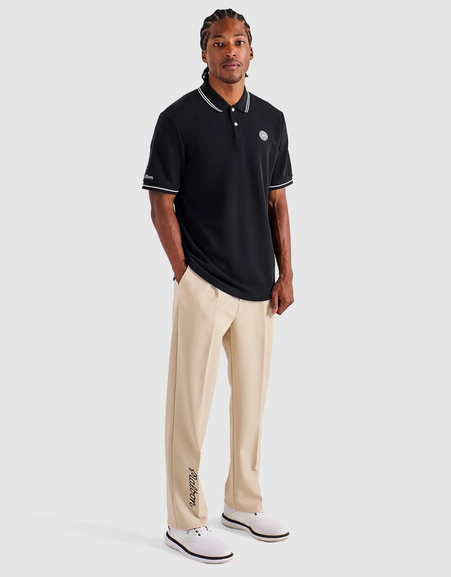 Malbon - Fairway Applique Pique Polo