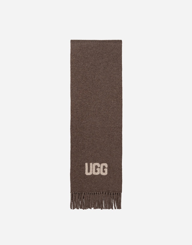 Ozwear Connection Uggs - Ugg Logo Cashmere Aus Wool Woven Scarf