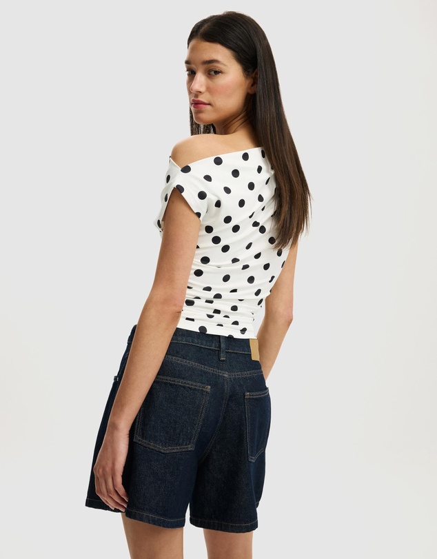 Cotton On - High 90s Denim Shorts