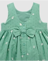 Purebaby - Embroidered Dress -Kids-Babies