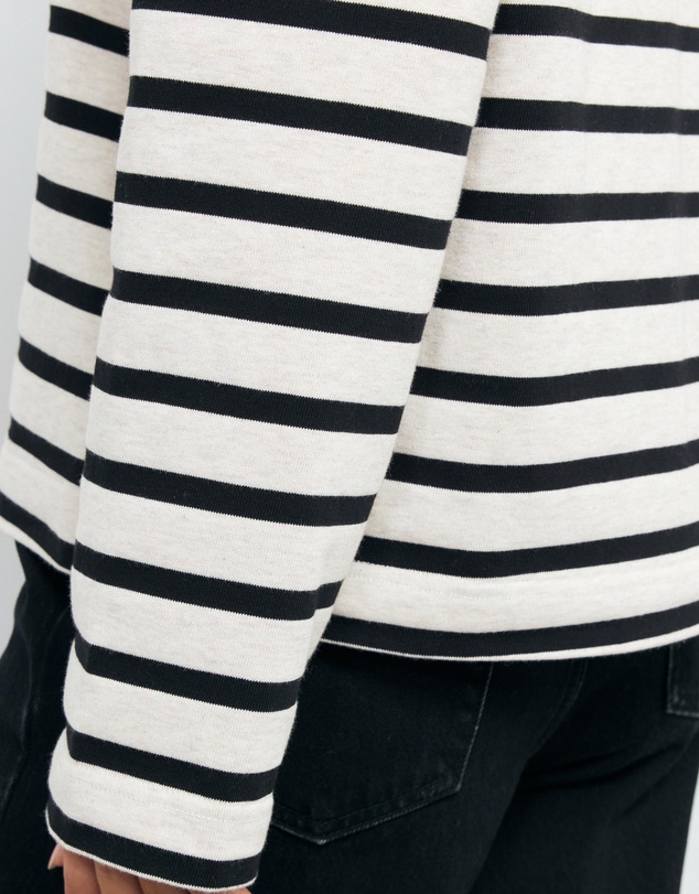 AERE - Stripe Cotton Polo