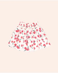 Huxbaby - Cherry Tiered Skirt - ICONIC EXCLUSIVE - Babies-Kids