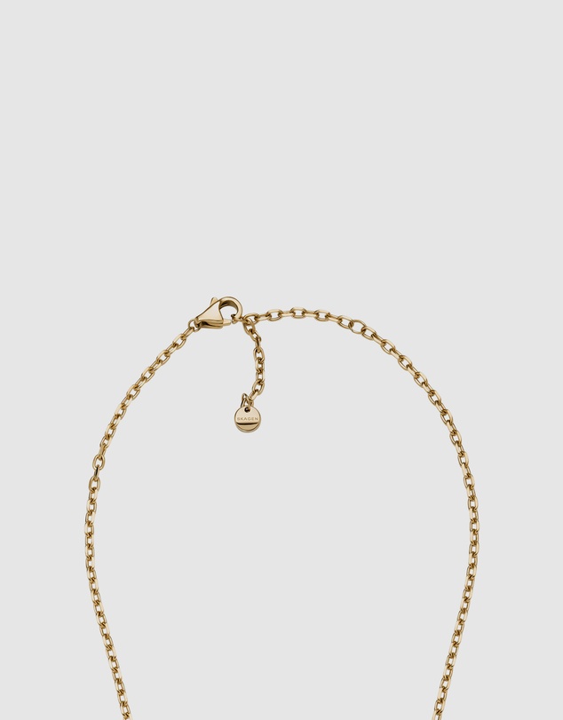 Skagen - Moderne Stak Gold-Tone Necklace