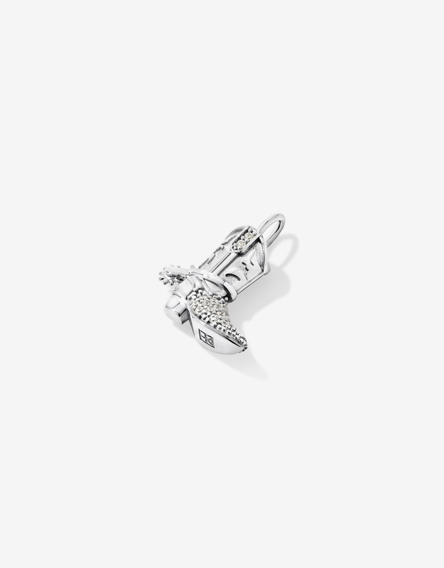 Michael Hill - Cowboy Boot Pendant in Sterling Silver with Cubic Zirconia