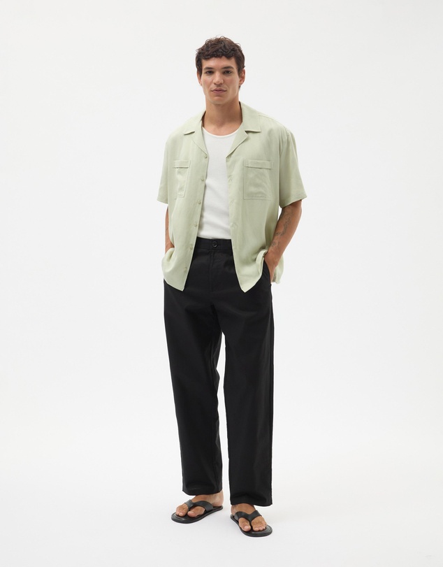 AERE - Tailored Relaxed Linen Blend Pants