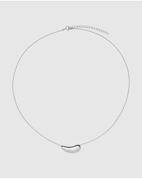 Najo - La Muse Silver Necklace (45cm+ext)