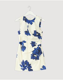 Revibe - Repaired Shona Joy Enya Draped Mini Dress - AU 10