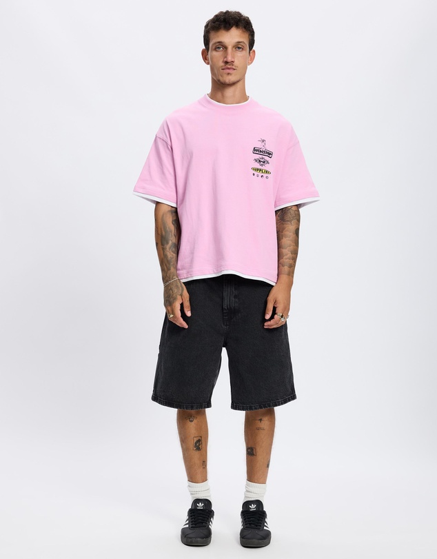 Worship - Is This It Box Fit Cropped Layer Tee
