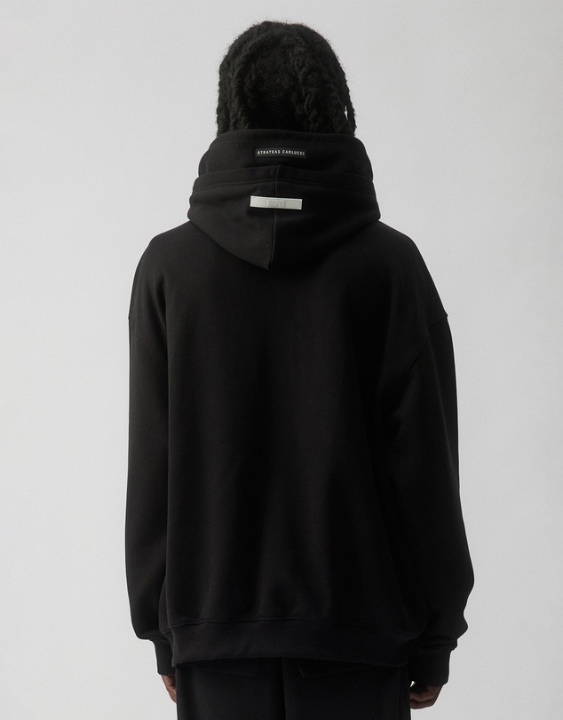 Strateas Carlucci x AFL - Collingwood Magpies Double Hooded Jumper