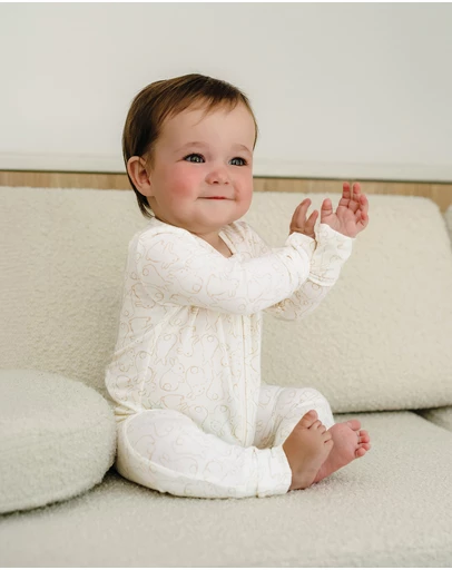 Kynd Baby - Day Or Night Onesie in Rabbit