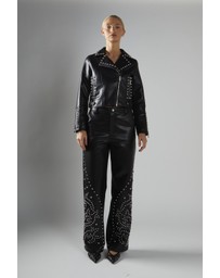 Glamorous - PU studded Trousers