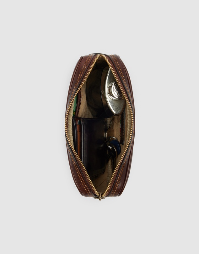 Republic of Florence - Marcus Brown Leather Carry Pouch