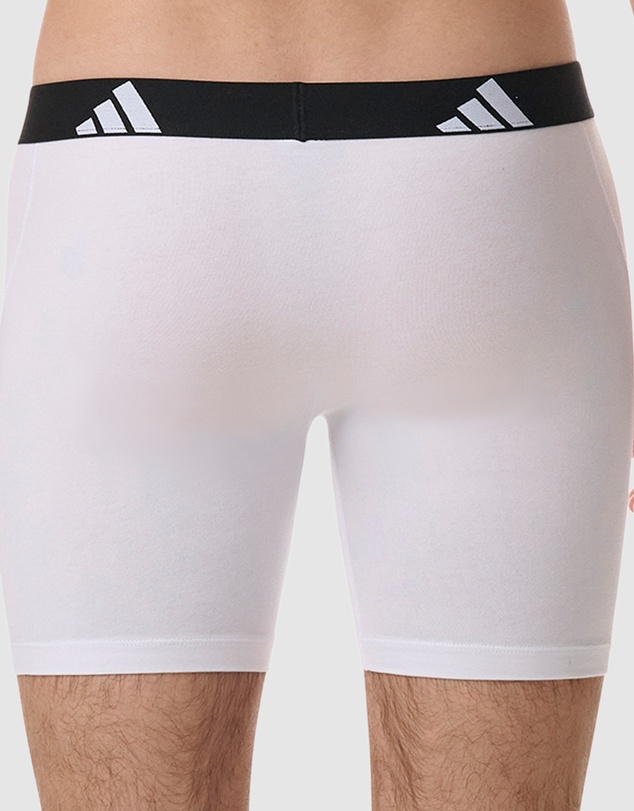 adidas Sportswear - 3 Pack Active Flex Cotton Boxer Brief Underwear