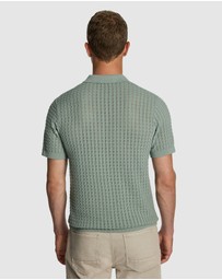 yd. - Ned Knitted Polo Shirt