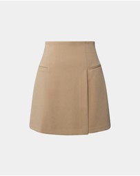 Forcast - Nikki Mini Wrap Skirt