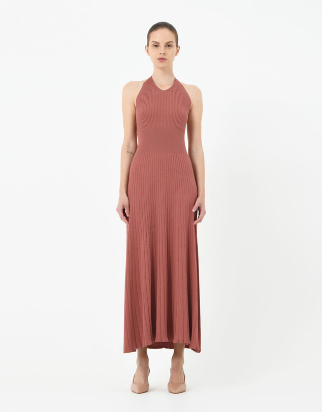 Forcast - Akaroa Halter Neck Knit Dress