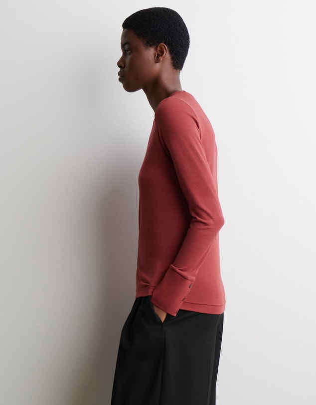 COS - Cotton-Jersey Long-Sleeved Top