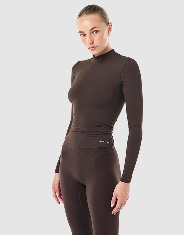 P.E Nation - Foundation Mock Neck LS Top