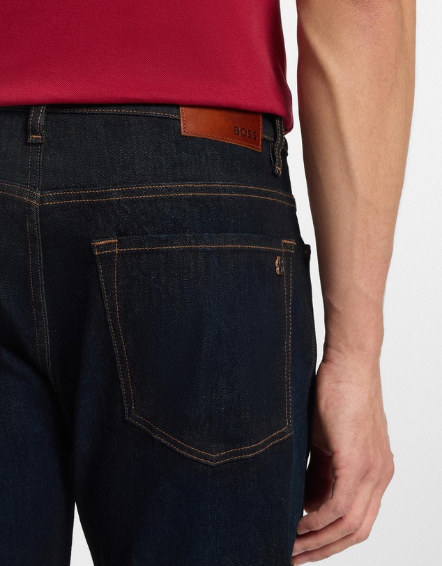 BOSS - Maine Regular-Fit Jeans in Soft-Motion Denim