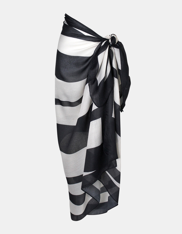 Morgan & Taylor - Rio Beach Sarong in Black