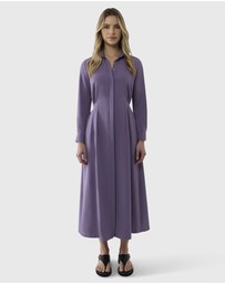 Farage - Cinched Waist Shirtdress