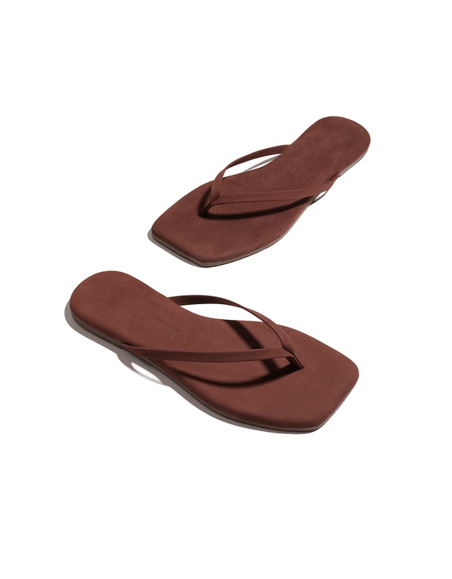 Tkees - Lily Square Toe Suede Sandals