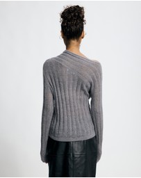 Lover - Seraphine Mohair Blend Sheer Jumper