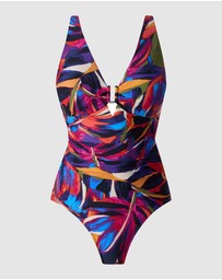 Magicsuit - Mariachi Kristi Plunge One-Piece Shaping Swimsuit