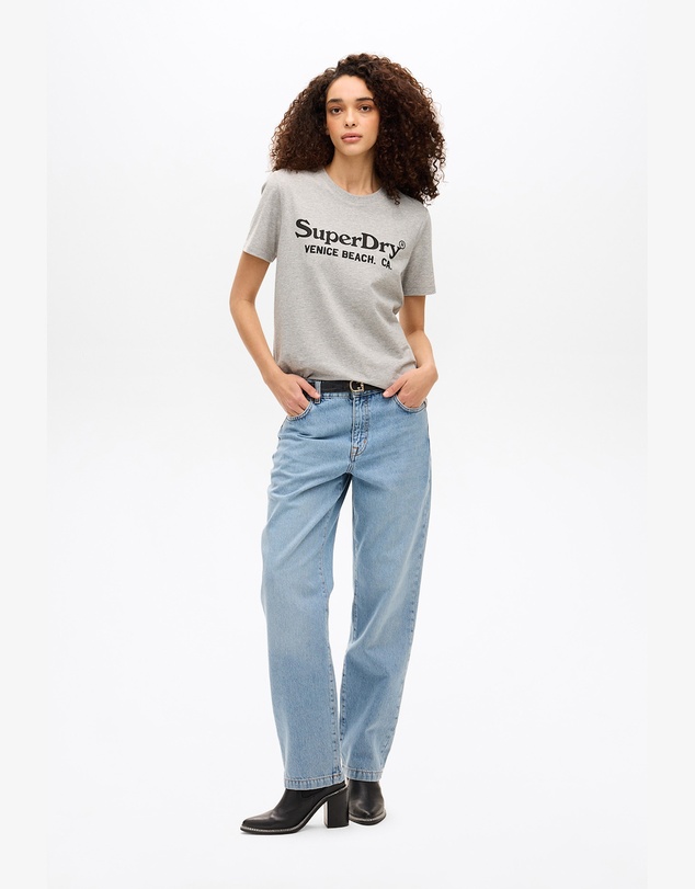 Superdry - Venue Metallic Graphic Tee