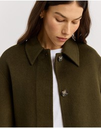 Toorallie - Button Front Wool Jacket