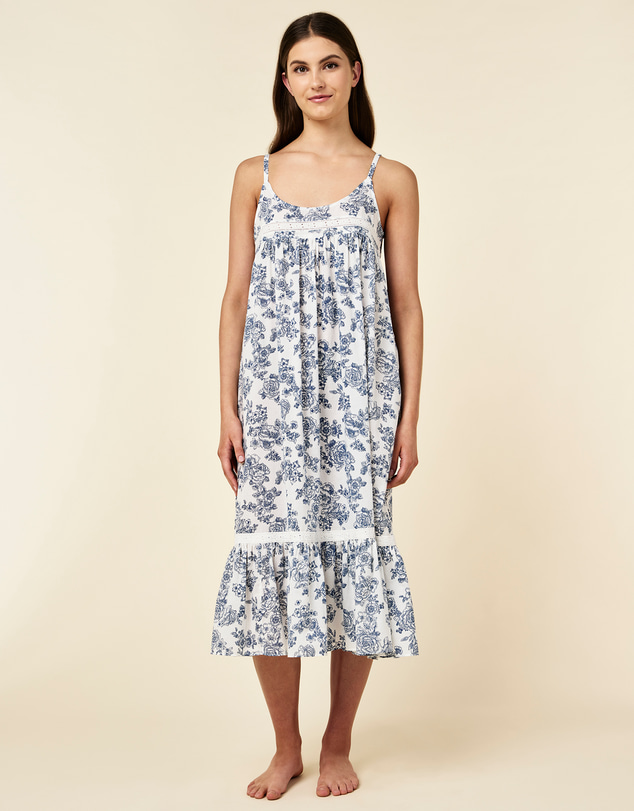 Papinelle - Nostalgia Strappy Lace Trim Nightie