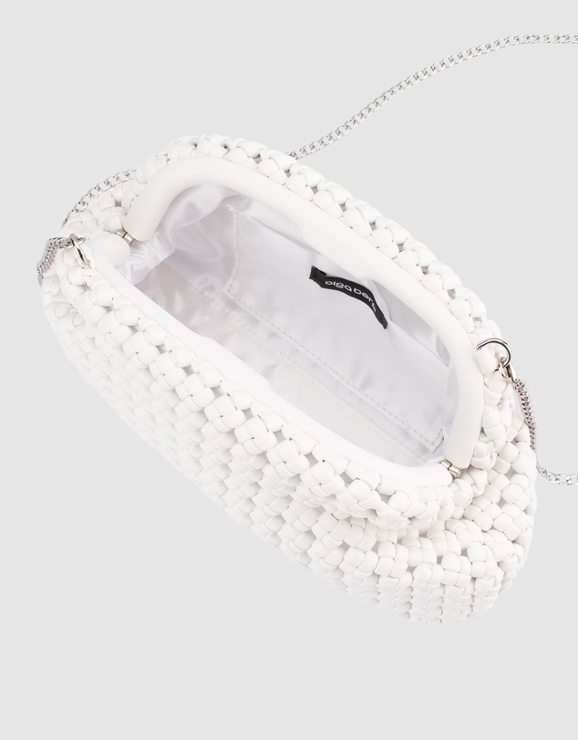 Olga Berg - Everly Hand Woven Clutch