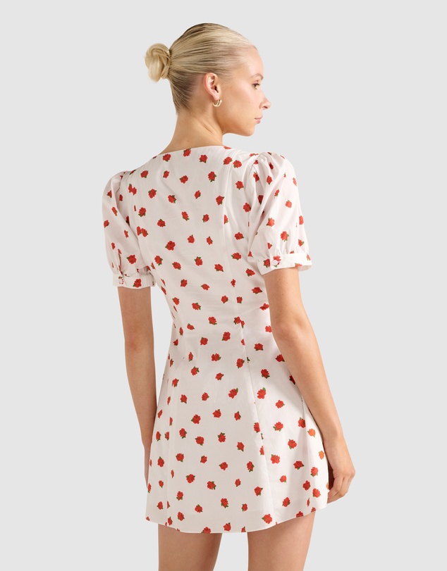 Forever New - Mallory Gathered Cotton Mini Dress