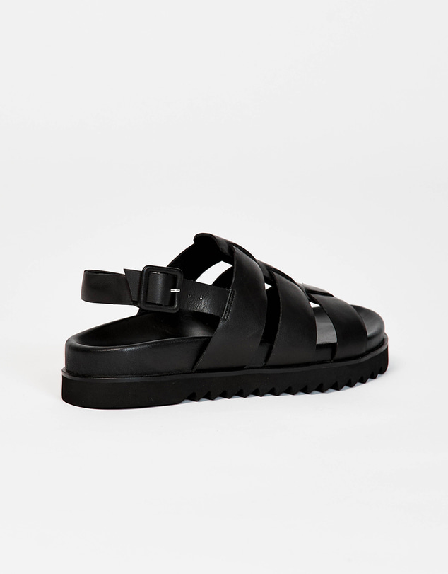 bul - Pandanus Sandal Black