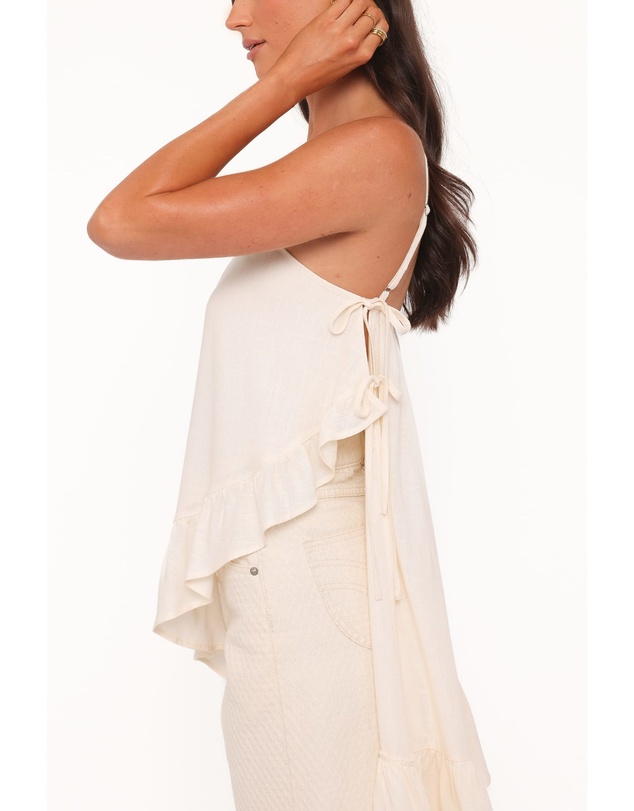 Petal & Pup - Cascade Asymmetric Top - Cream