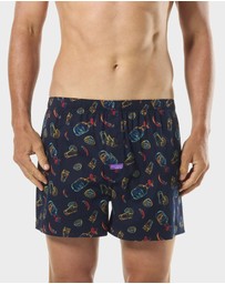 Mitch Dowd - Mens Old Fashioned Boxer Shorts 3 Pack - Multi