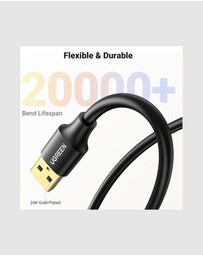 Ugreen - UGREEN 3m USB 3.0 Extender Cable 5Gbps