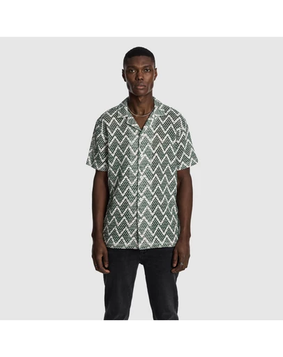 yd. - Lucio Crochet Short Sleeve Shirt