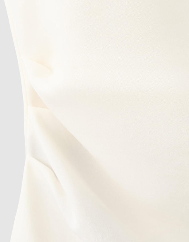 M.N.G - Asymmetrical Blouse With Metallic Detail